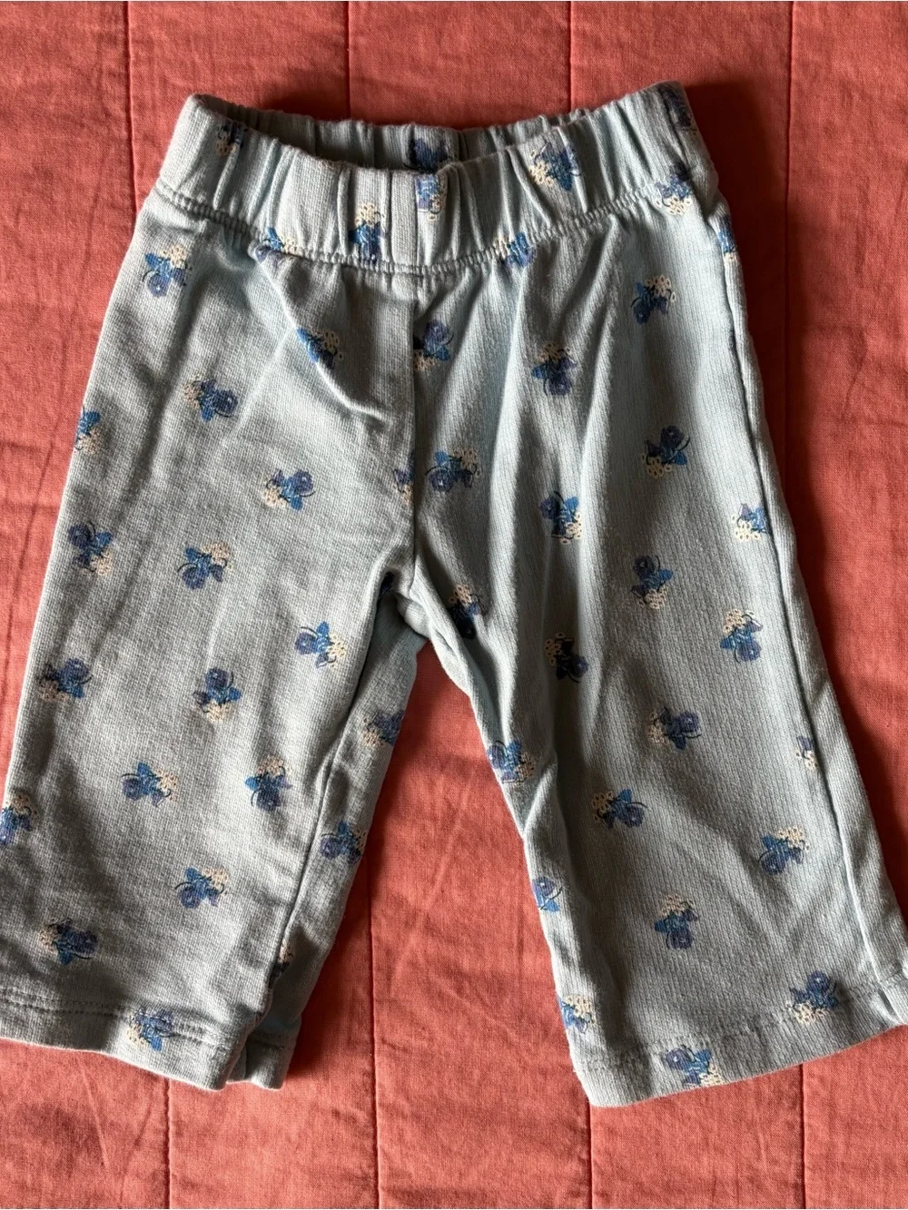 Carter's Cream and Blue Baby Garment